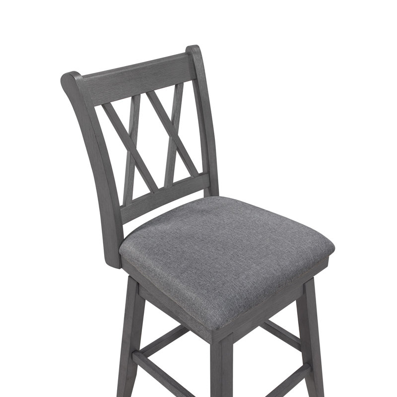 Ensemble de 2 chaises de pub pivotantes Ireona