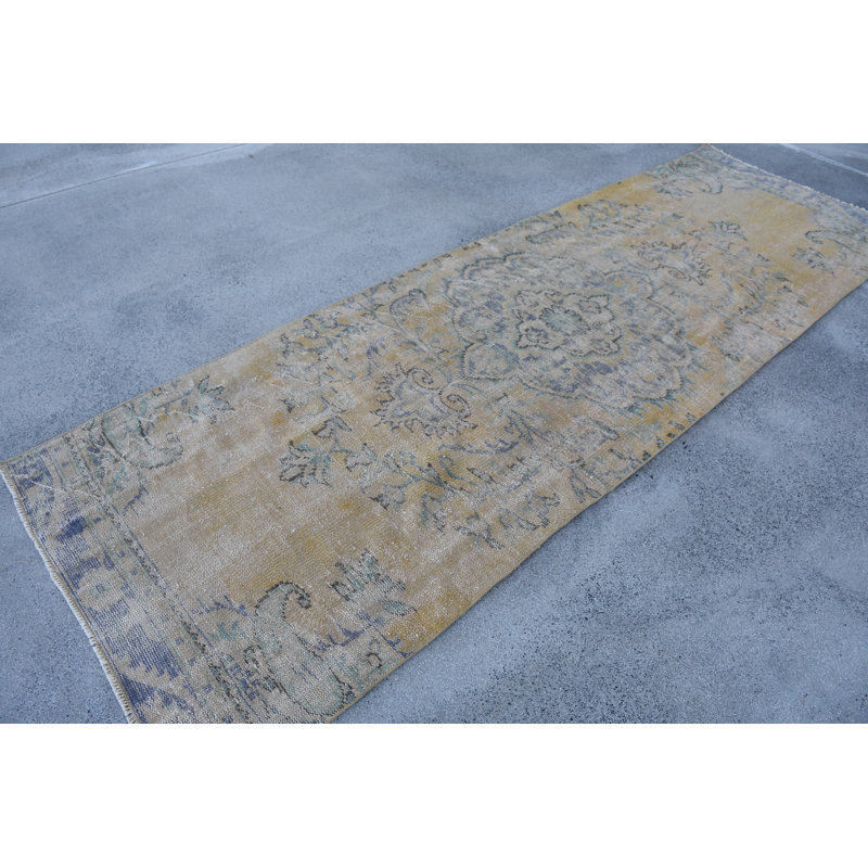 Tapis de couloir élégant en laine 40,9 x 123,6 pouces Elegant