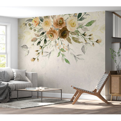 Adhésif mural floral pelez et collez Brayzlee