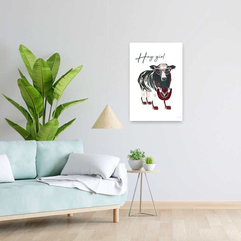 Vache Hay Hay, H 24 po x l 16 po