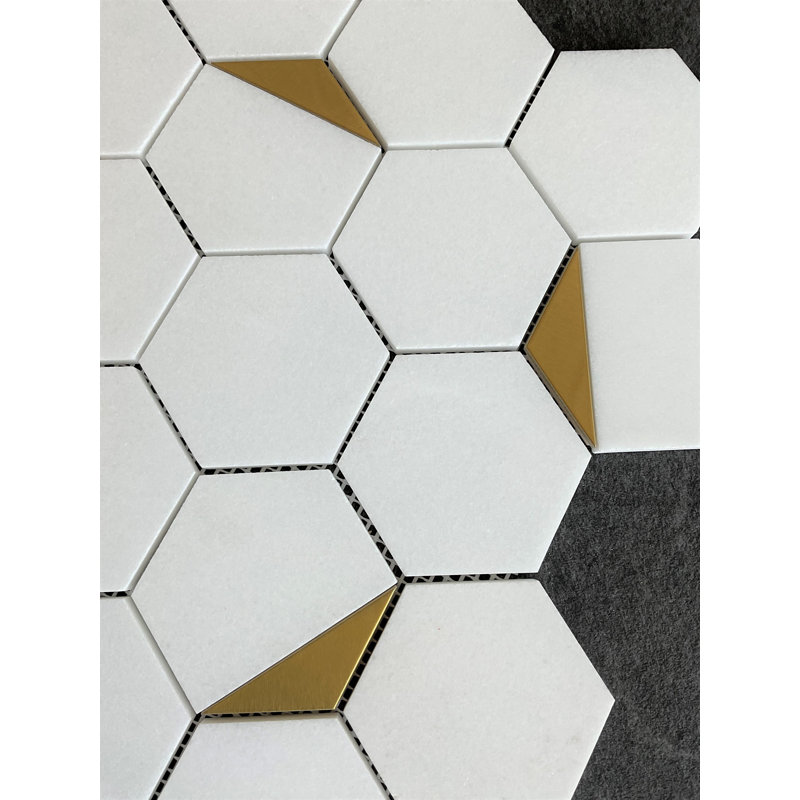 Metal Honeycomb Mosaic Wall Tile