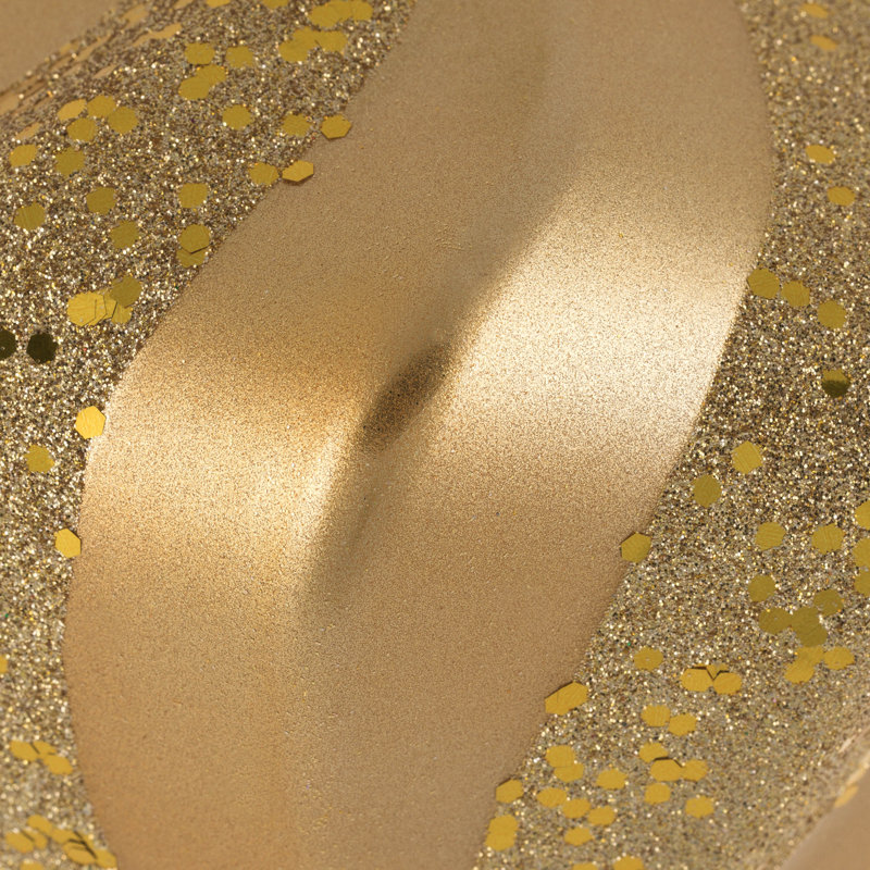 Ornement de Noël Swirl Diamond, Or cuivré