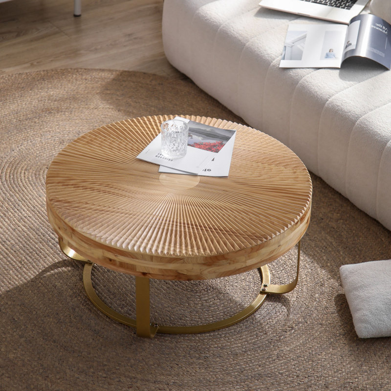 Table basse moderne, Doré