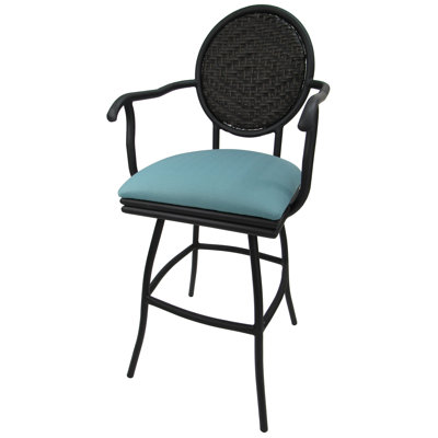 Merriwood Swivel Upholstered Counter Stool