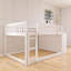 Lit superposé double avec 4 tiroirs et 3 tablettes-123150560-123150561