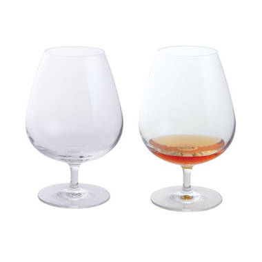 Brandy Cognac Liquor Snifter Drinking Glasses Set, 390ml (13.7oz) - Box of  6