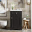 20-Inch Bathroom Vanity with Ceramic Sink-106261336