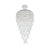 Plafonnier encastré à 8 lumières de style lustre 24 po Deidamia