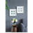 2 Pcs Shadow Box Wall Decor 15.57x1.2x15.7 Inch | Minimalist 3D Wall Hanging Display Case for Home Bedroom Decor