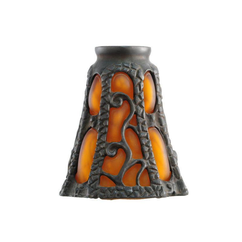 4" Wide Castle Ivy Lantern Shade