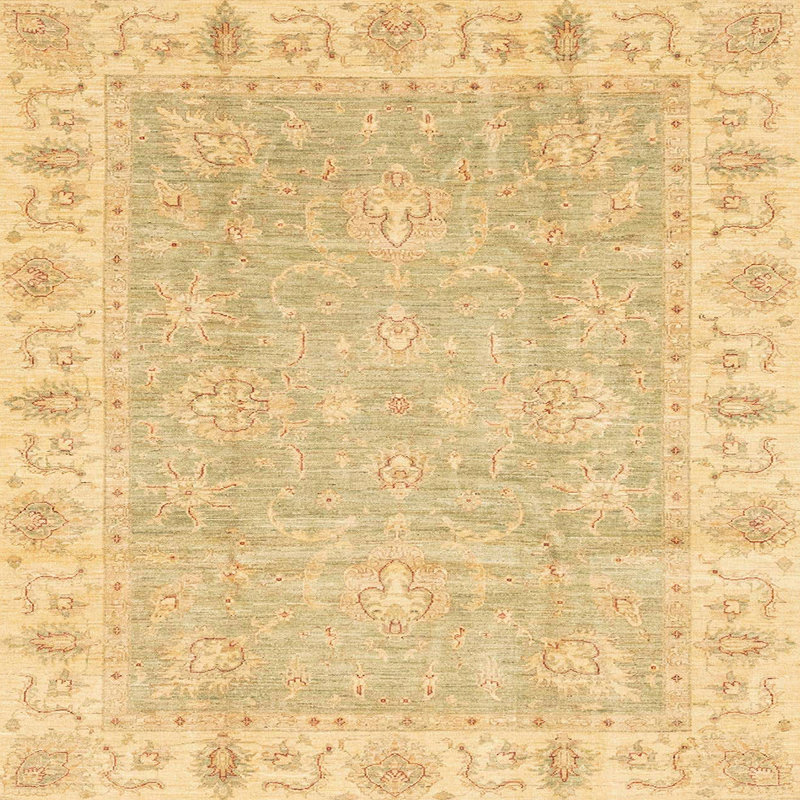 Tapis abstrait à motif abstrait 3505, Carré 4 pi