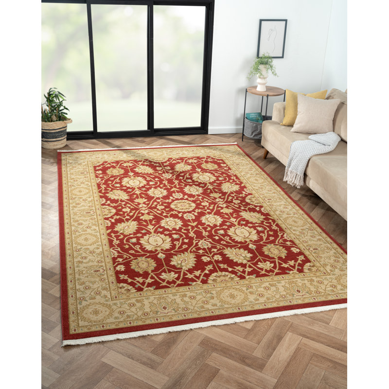 Mary wine red  Rug, Rectangle 200 x 290cm