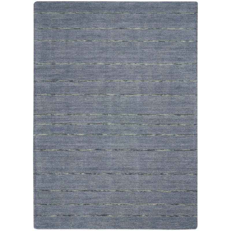 Halo Wool Striped Indoor Rug, Rectangle 4' x 6'