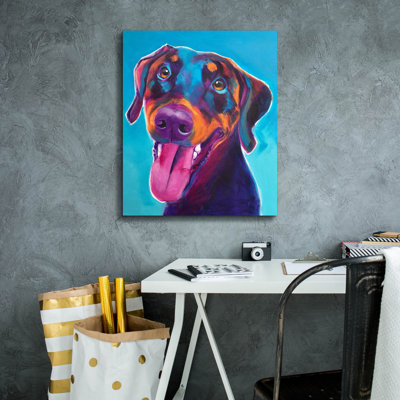" Doberman - Annie " by Dawg Painter