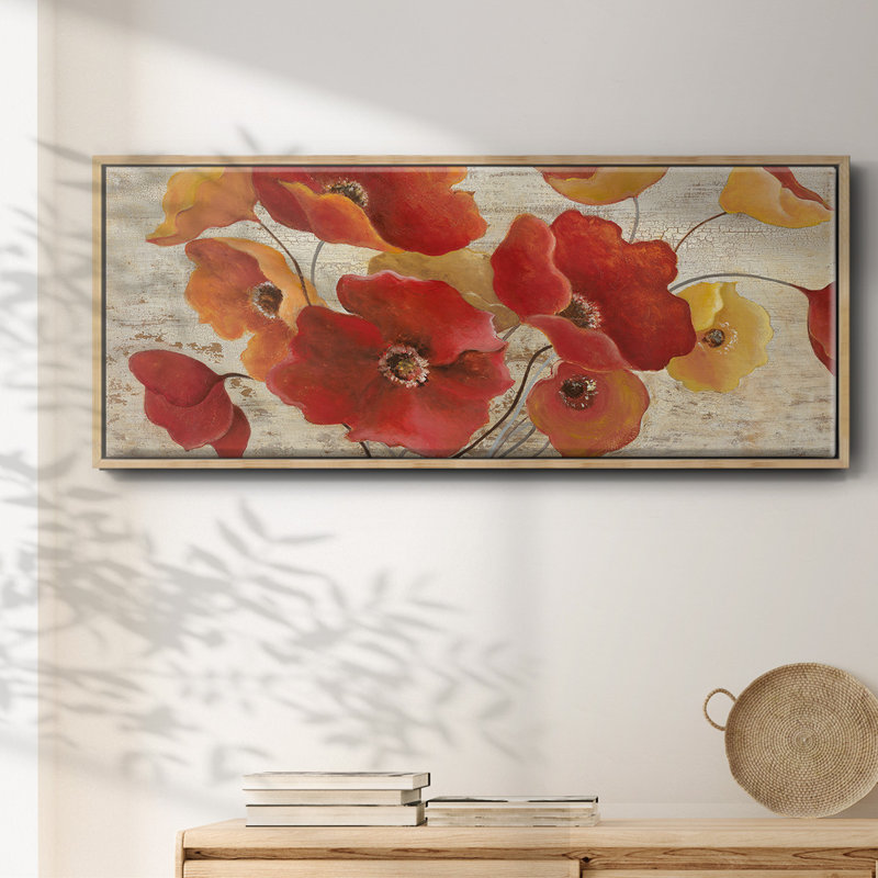 Flanders Fields- Framed Canvas, H 24 po x l 60 po