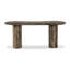 Ponce Desk-Rocky Brown Marble