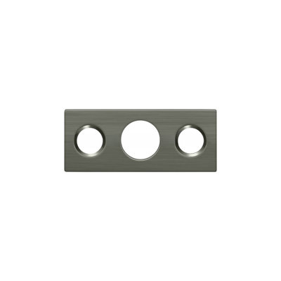 Gâche Deltana SP7FBR15A pour boulon affleurant de 7 po; finition nickel antique