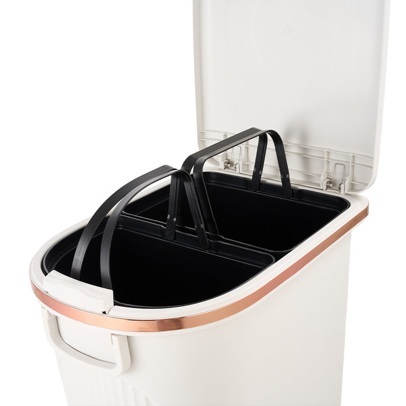 Plastic Manual Lift Waste Bin - 38L
