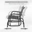 Ensemble de 2 fauteuils oscillants oscillants Outsunny Porch