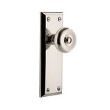 Grandeur Fifth Avenue Plate Passage with Bouton Door Knob