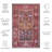 Gullion Southwestern Navy/Rust Area Rug-1746432608