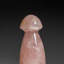 Genuine Polished Rose Quartz Reiki Crystal Mushroom (0.9 Lbs)