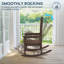 Ensemble de 2 chaises Adirondack à bascule Wolak-2127818698