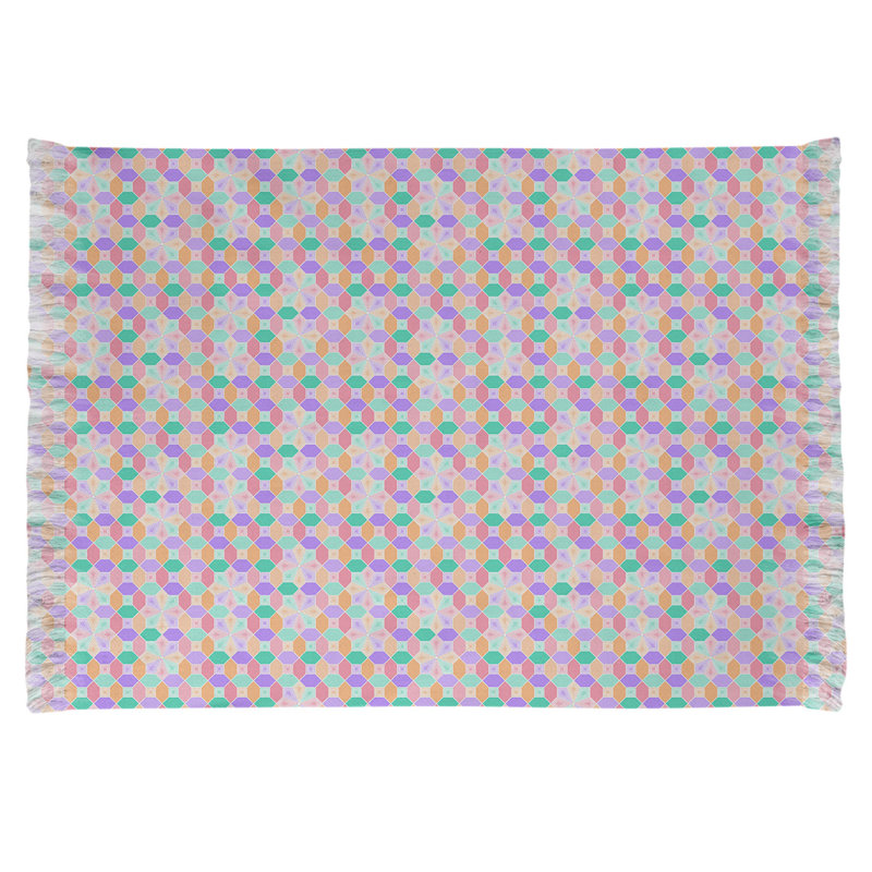 Tapis rose/vert en verre coloré Mcguigan, Oui