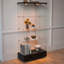 Vitrine moderne en verre avec lumières DEL-663844873