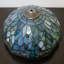 Abat-jour de rechange en verre coloré bleu mer Tiffany 12 x 6 pouces (pièce non incluse)