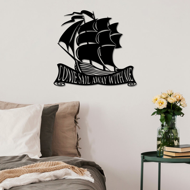 Élégant accessoire mural décoratif en métal, finition noire, 21,6 po x 19,7 po | 100% métal, épaisseur: 0,06 pouce | Léger à 2,7 lb | Parfait pour la décoration intérieure moderne et la conception unique d'art mural