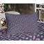 Drap-housse et coussin décoratif Ambesonne, bleu foncé, gris multicolore-106791168