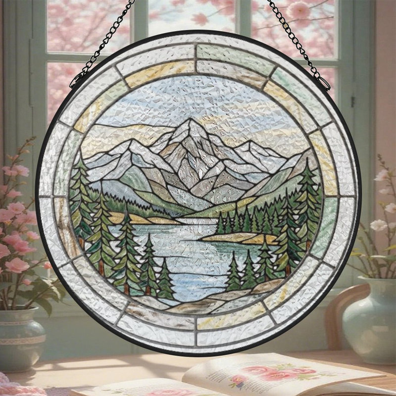 Vitrail vitrail Mounta, 7.8x7.8in(20x20cm)