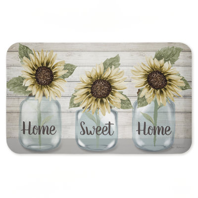 Tapis de sol anti-fatigue Country Sunflower Jars