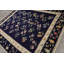 8'5''x10'5'' Hand Woven Wool Navy Kilim Traditional Rug