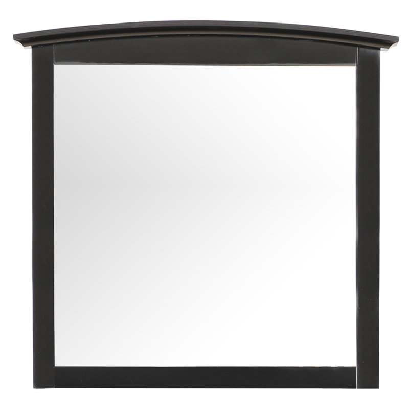 Miroir mural élégant et décontracté, Noir