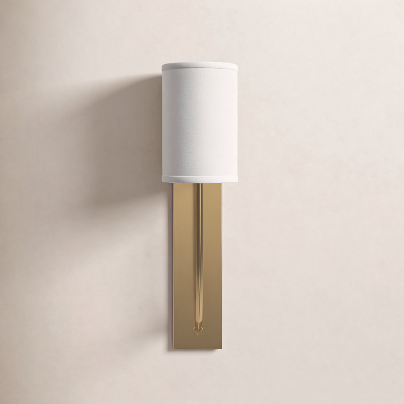 Colton 1 - Light Armed Sconce, Aged Brass