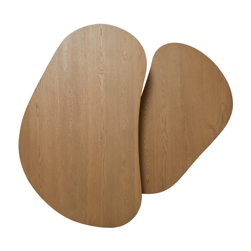 Joji Nesting Coffee Tables-Natural Oak Veneer