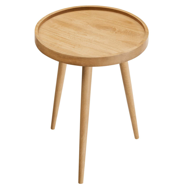 Modway Chiro End Table, Natural