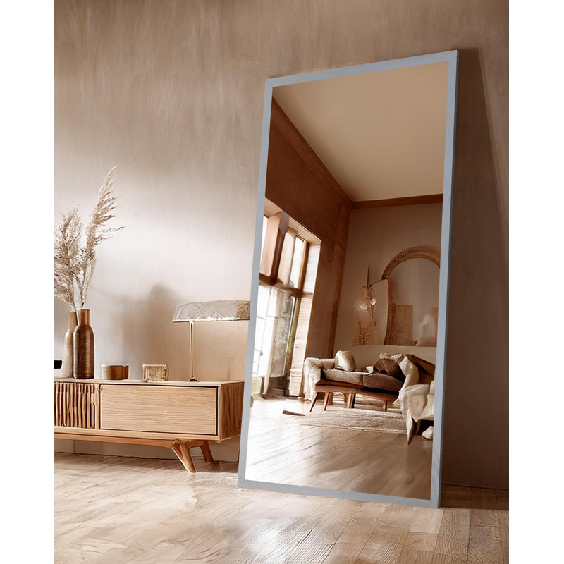  Miroir de plancher Ozark, Gris, 71 po x 30 po