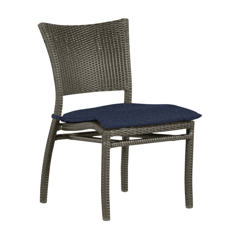 Chaise d'appoint d'extérieur Skye N-Dura, Welt, Gris ardoise, Indigo Intermix