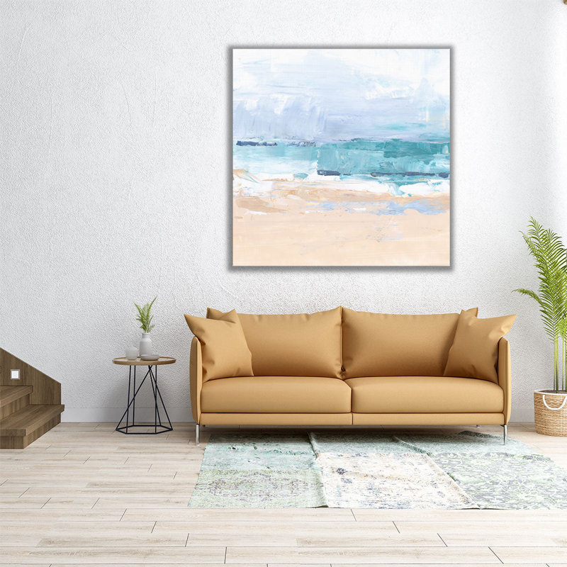 Caribbean Horizon II - reproduction d'art sur toile, H 20 po x l 20 po