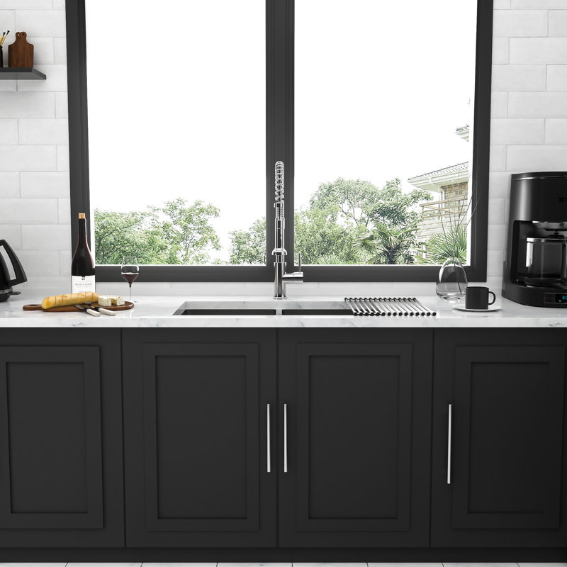 Évier de cuisine en acier inoxydable à double cuve encastrable 28 po x 19 po, calibre 16, cuve profonde de 10 po, insonorisation et jauge de condensation