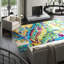 Galleria Floral Handmade Tufted Wool Blue/Green/Yellow Area Rug-30609234