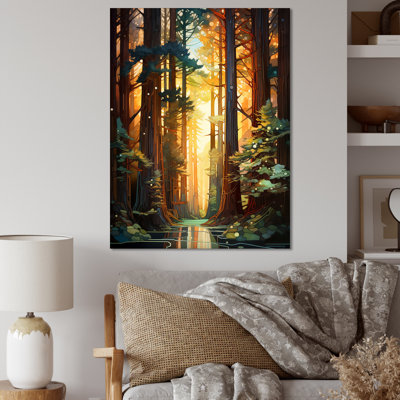 " Redwood Shimmering Tree Heights I "
