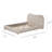 Modern Platform Bed with Wavy Curved Headboard,  Performance fabric-760657846-739748725