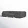 Anureet Oversized U Shaped Modular Corner Sectional Sofa With Storage Ottoman