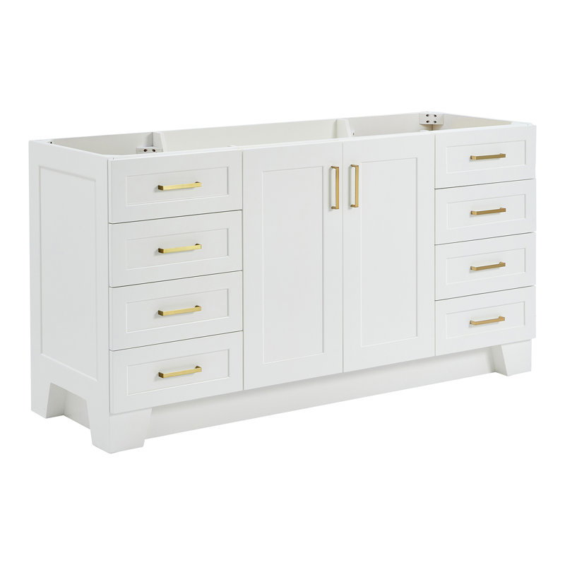 66'' Single Bathroom Vanity Base Only, White