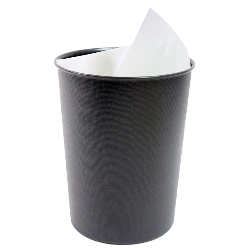JVL Decorative Bin, Black