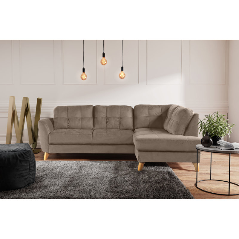 Hunnewell Sleeper Corner Sofa, Right Hand Facing, Parchment